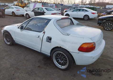 1993 Honda Civic Del Sol S z USA, uszkodzony, nr VIN JHMEG1140PS007178